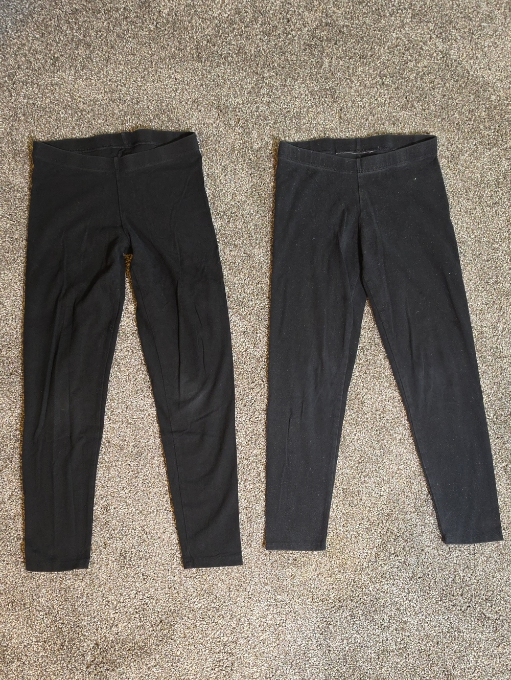 Kids Black Leggings - Pack of 2